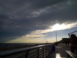 Late summer, 2013, Long Beach, New York. (Not pictured: Mets losing.)